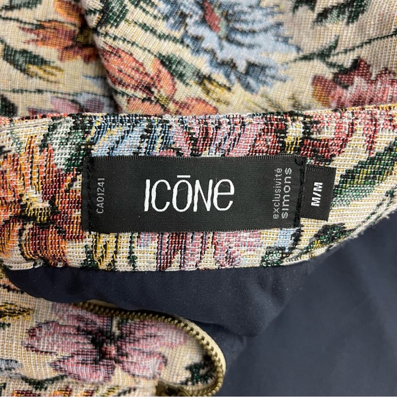 SOLD 🔴 Simons Icône Tapestry mini skirt size M floral multicoloured - Picture 4 of 8